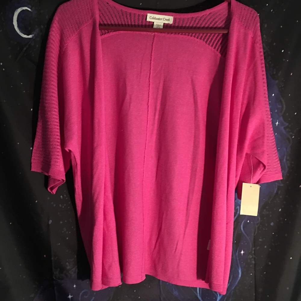 Coldwater Creek Breezy Silk Cardigan